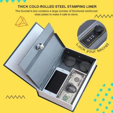 Vakuutuslaatikon simulointikirja Safe Mini Storage Turvalukko