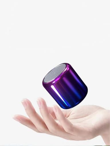 Bluetooth mini-kaiutin kromattu ombre, Lila/Sininen