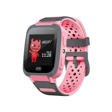 Maxlife Smartwatch med silikonarmband för barn, Rosa