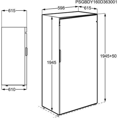 Electrolux kuivauskaappi DC4600HPWR