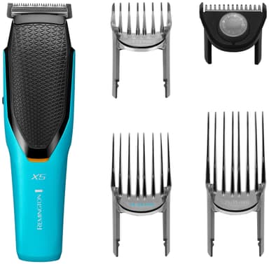 Remington Power X Series X5 hiustenleikkuukone HC5000 (musta/turkoosi)