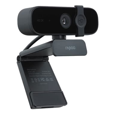 RAPOO Webcam XW2K Full HD 2K Svart