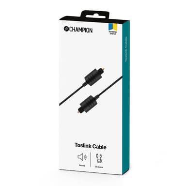 Champion Optinen Toslink-kaapeli 1,5 m