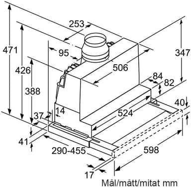 Bosch liesituuletin DFS067E51 (teräs)