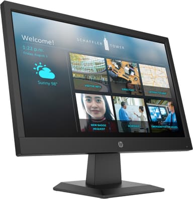 HP P19b G4 Monitor 18.5" WXGA näyttö (Musta)