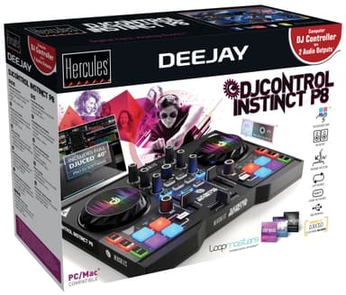 Hercules DJ-kontrolleri Instinct P8