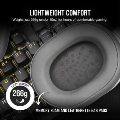 Corsair HS55 langattomat pelikuulokkeet (valkoinen)
