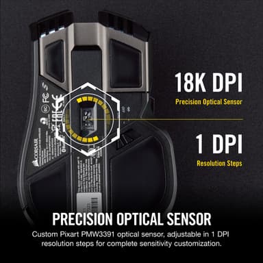 Corsair Ironclaw RGB langaton pelihiiri