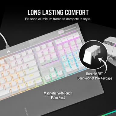 Corsair K70 PRO RGB mekaaninen pelinäppäimistö (valkoinen)