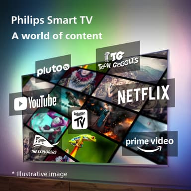 Philips 43” PUS7608 4K LED älytelevisio (2023)