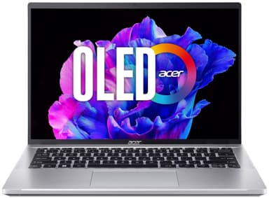 Acer Swift Go i7-13/16/1024/OLED 14" kannettava (puhdas hopea)