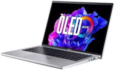 Acer Swift Go i5-13/16/1024/OLED 14" kannettava (puhdas hopea)