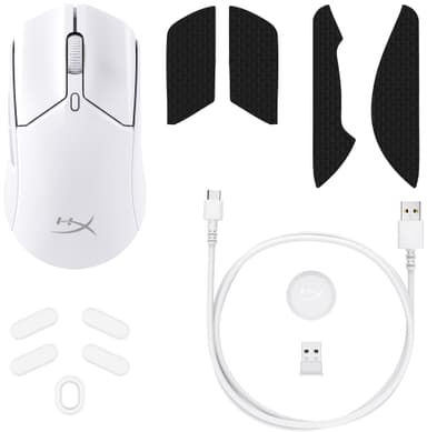 HyperX Pulsefire Haste 2 langaton pelihiiri (valkoinen)