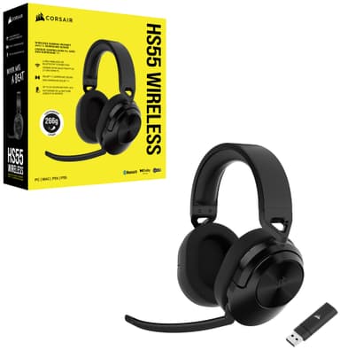 Corsair HS55 langattomat pelikuulokkeet (musta)