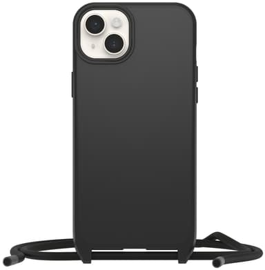 OtterBox React Necklace iPhone 14 Plus MagSafe suojakuori (musta)