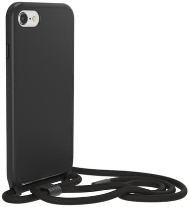 OtterBox React Necklace iPhone SE/8/7 MagSafe suojakuori (musta)