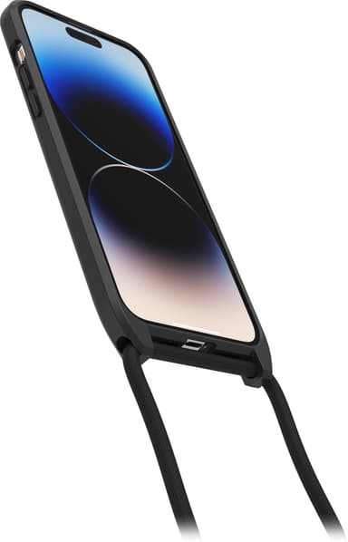 OtterBox React Necklace iPhone 14 Pro Max MagSafe suojakuori (musta)