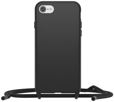 OtterBox React Necklace iPhone SE/8/7 MagSafe suojakuori (musta)