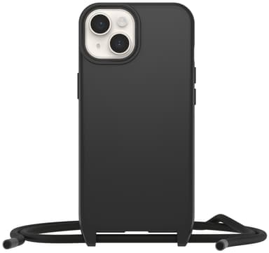 OtterBox React Necklace iPhone 14 MagSafe suojakuori (musta)