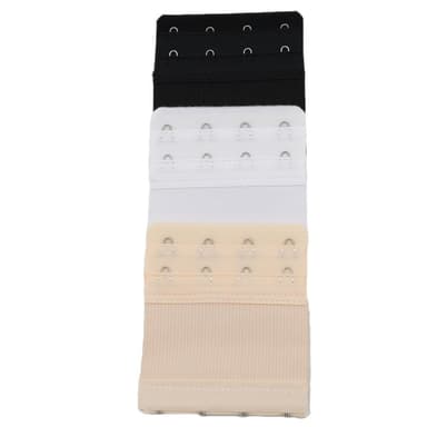 Rintaliivit jatkoa valkoinen / musta / beige 3 kpl