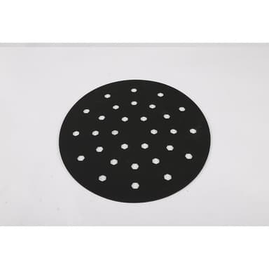 Uudelleen käytettävä Air Fryer Liner silikonivuoka pyöreä 23x23 cm Musta