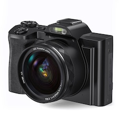 Digikamera 5K/48MP/16X zoom/6-akselinen tärinänvaimennus 3,5 tuuman näyttö WiFi