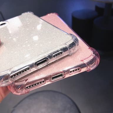 Fyra hörn stötsäkert telefonfodral Läpinäkyvä iPhone 13 Mini