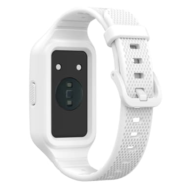 Huawei Band 8,7,6 Universal Integrated Texture Strap Valkoinen