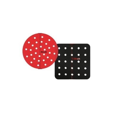 2 Pack Uudelleenkäytettävä silikoninen Air Fryer Liner