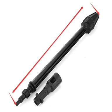Pyörivä huuhteluputki sähköiseen korkeapainepesuun Musta Karcher K2/K3/K4/K5/K6/K7