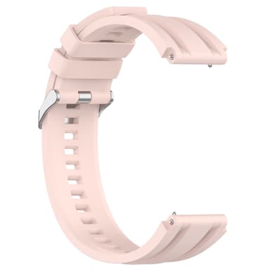 Silikoninen käsivarsinauha 22 mm Vaaleanpunainen