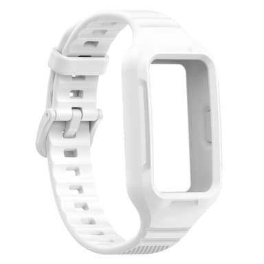 Huawei Band 8,7,6 Universal Integrated Texture Strap Valkoinen