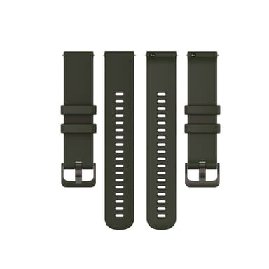 Silikoninen käsivarsinauha 16 mm Tummanvihreä