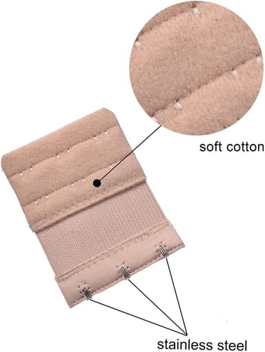 Rintaliivit, valkoinen / musta / vaalea beige 3 kpl