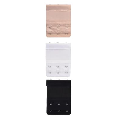 Rintaliivit, valkoinen / musta / vaalea beige 3 kpl