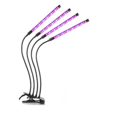 INF Kasvivalo / kasvien valaistus, 4 LED -loistelamppua 1-pack