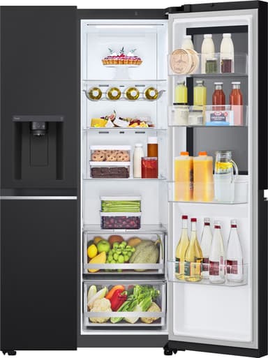 LG InstaView Side-by-side GSGV80EPLD (musta)