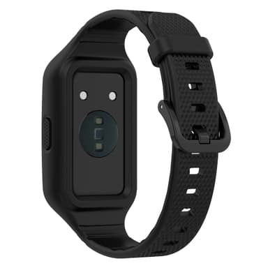 Huawei Band 8,7,6 Universal Integrated Texture Strap Musta