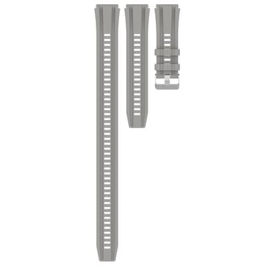 Silikoninen käsivarsinauha 22 mm Harmaa