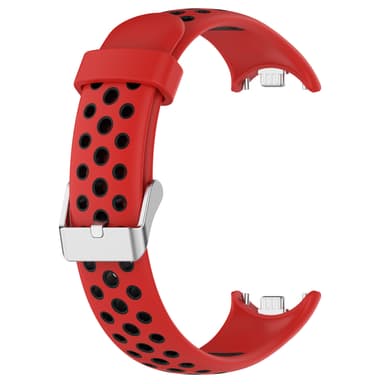 Modet silikon tvåfärgat klockarmband Punainen Xiaomi Mi band 8