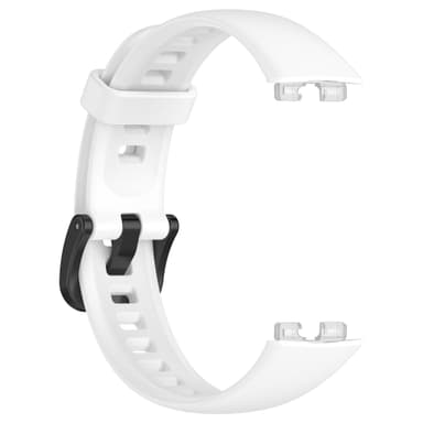 Silikoninen käsivarsinauha Huawei Band 8:lle Valkoinen