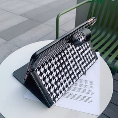 Tablettfodral houndstooth mönster iPad Air 4 10.9 / iPad Pro 11 2018/2020