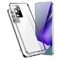 Magneettinen kaksipuolinen karkaistu lasi puhelinkotelo Samsung S22 Ultralle Hopea