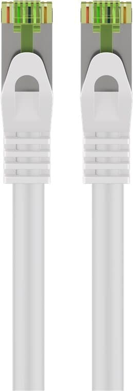 Goobay RJ45 patch-kaapeli CAT 8.1 S/FTP raakakaapelilla, AWG 26, valkoinen