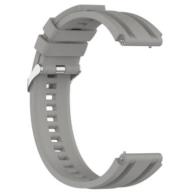 Silikoninen käsivarsinauha 22 mm Harmaa