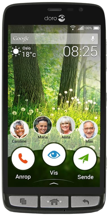 Doro Liberto 825 (musta teräs)