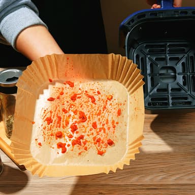 Air Fryer engångspapper för fritös 23 cm 200-pack naturell