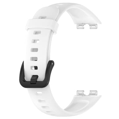 Silikoninen käsivarsinauha Huawei Band 8:lle Valkoinen