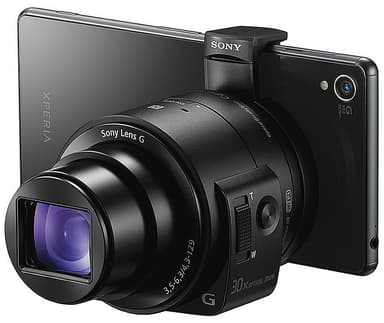 Sony Cybershot DSC-QX30 optinen zoomi (musta)