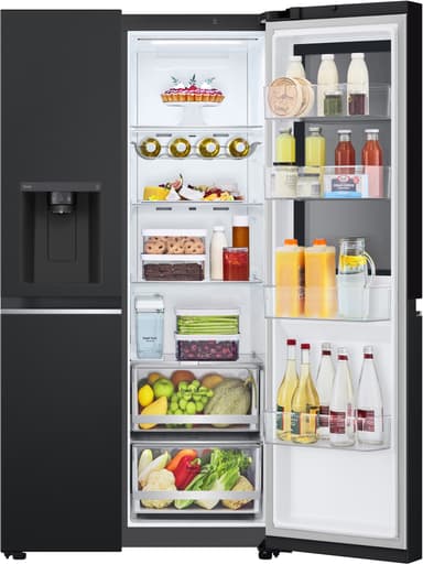 LG InstaView Side-by-side GSGV81EPLD (musta)